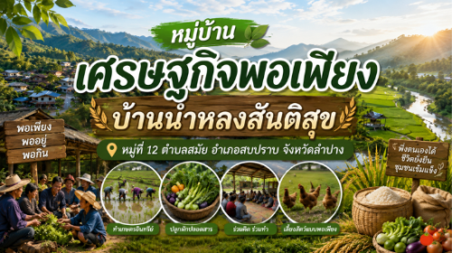 พช.สบปราบ : สรุปผลการดำเนินงานขับเคลื่อนแผนพัฒนาและรักษาระดับหมู่บ้านเศรษฐกิจพอเพียง ประจำปีงบประมาณ พ.ศ. 2569 